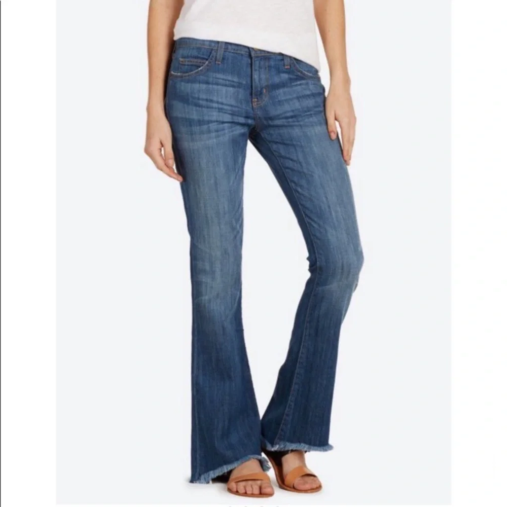 Current/Elliott Dark Blue Boot Cut Jeans - Picture 3 of 13